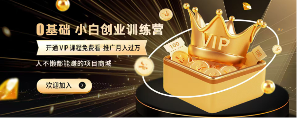 加入青年云网创会员,全站资源免费学习。加入高级合伙人,推广日入1000+-青年云网创—高质量项目商城